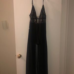 Black dress with shorts, never worn.